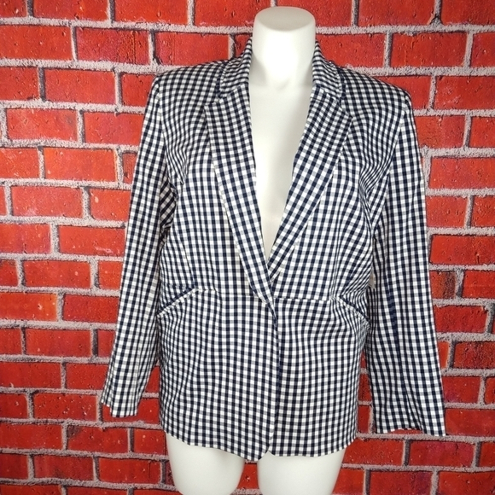 Rafaella Gingham Blazer - Picture 3 of 11